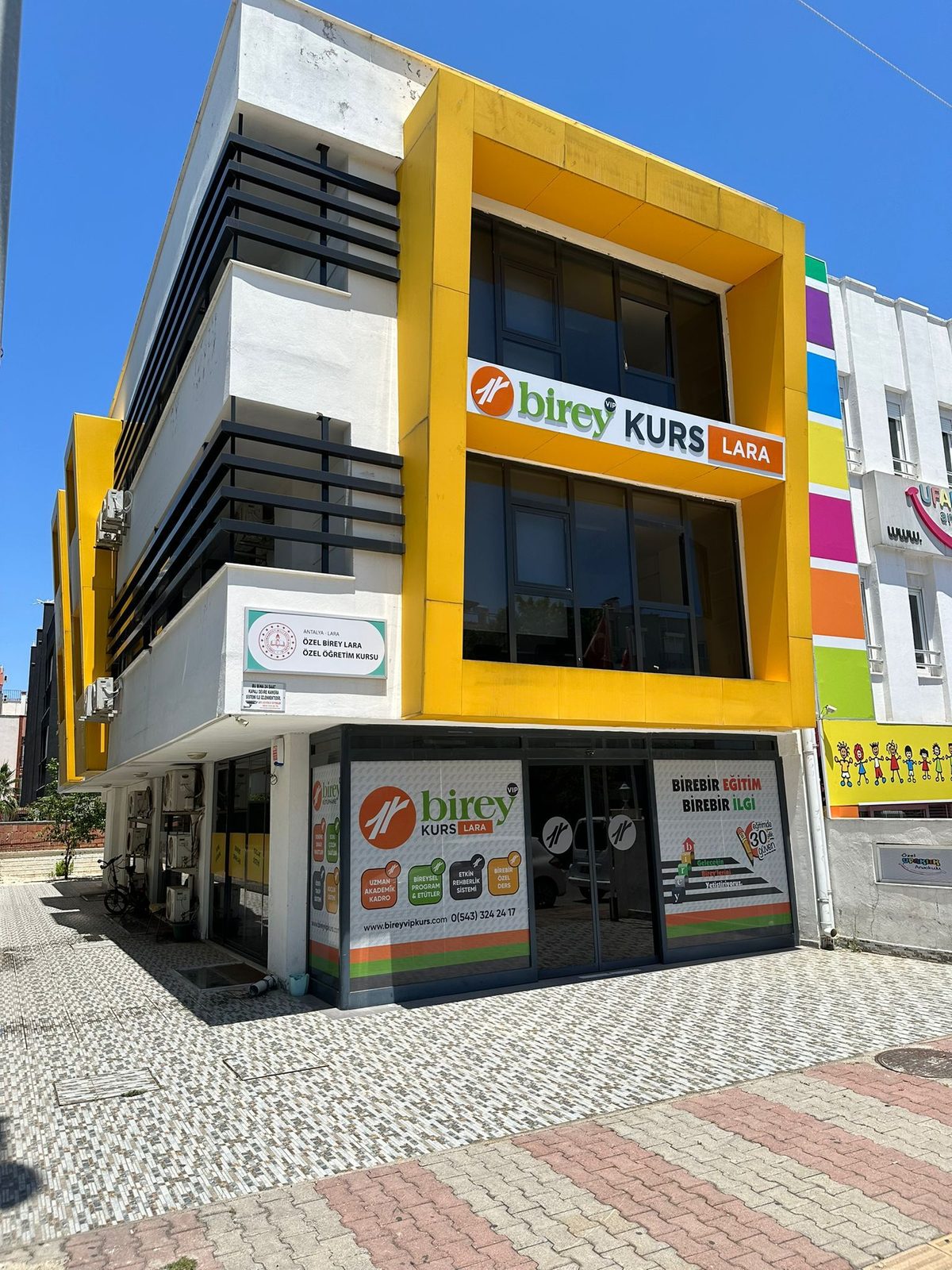 Antalya Lara Birey VIP Özel Öğretim Kursu kampüsü